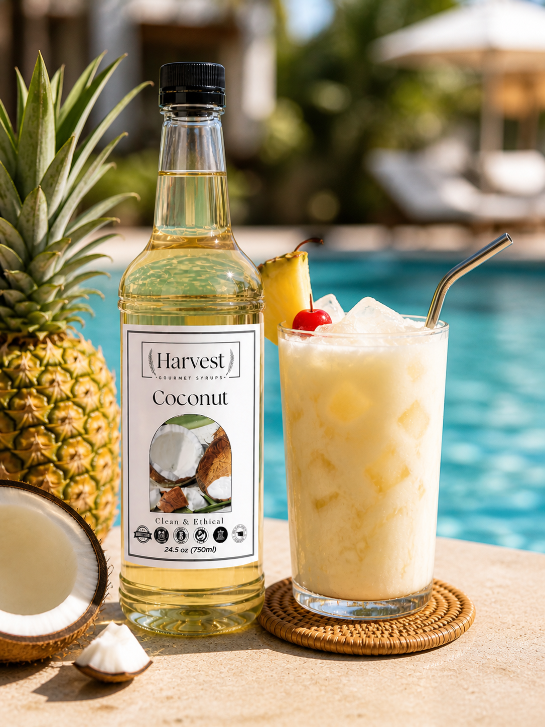 Coconut Syrup 3-Pack