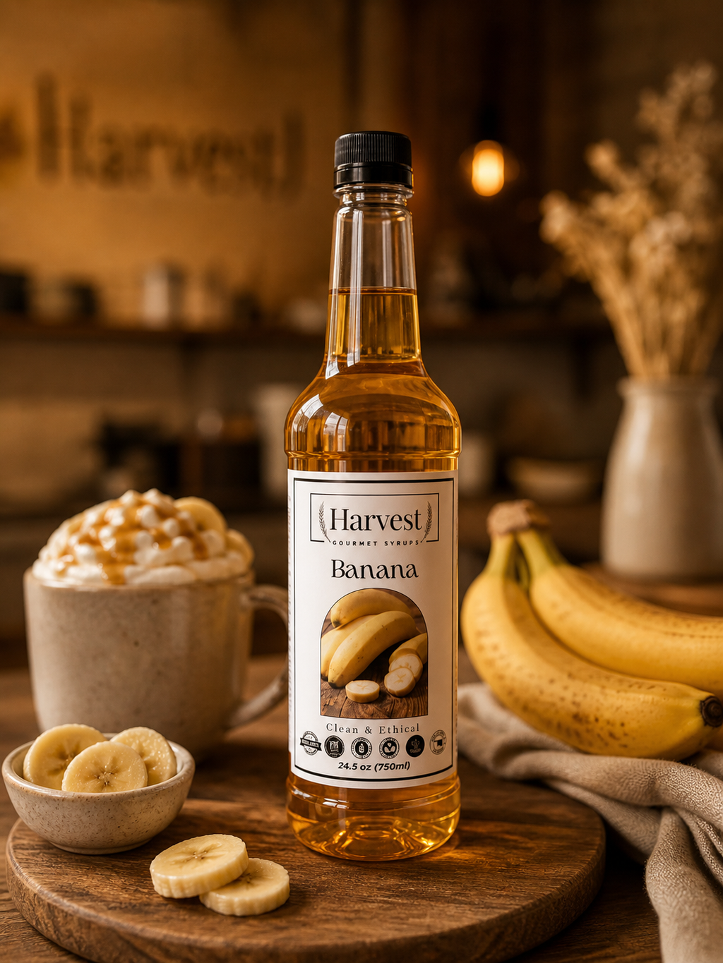 Banana Syrup - Case of 9 Bottles